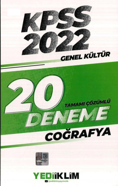 COĞRAFYA 20 DENEME ÇÖZÜMLÜ YKS Fotokopi