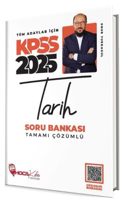2025 KPSS Tarih Tamamı Çözümlü Soru Bankası Hoca Kafası Yayınları YKS Fotokopi