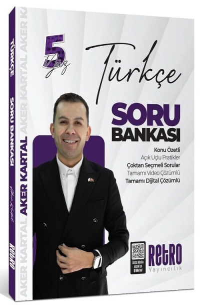2025 KPSS Model Aker Kartal Türkçe Soru Bankası Retro Yayıncılık YKS Fotokopi
