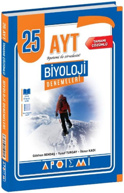 AYT Biyoloji 25 li Deneme Apotemi Yayınları YKS Fotokopi