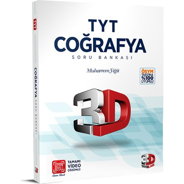 TYT 3D Coğrafya Soru Bankası YKS Fotokopi