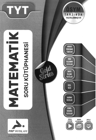 TYT MATEMATİK GOLD SERİSİ SORU KÜTÜPHANESİ YKS Fotokopi