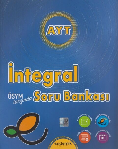 AYT İntegral Soru Bankası Endemik Yayınları YKS Fotokopi