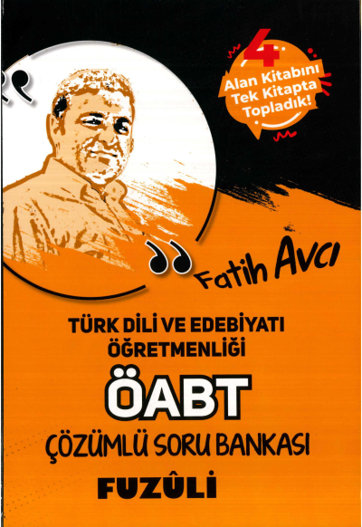 TÜRK DİLİ VE EDEBİYATI ÖĞRETMENLİĞİ ÖABT ÇÖZÜMLÜ SORU BANKASI FUZULİ YKS Fotokopi