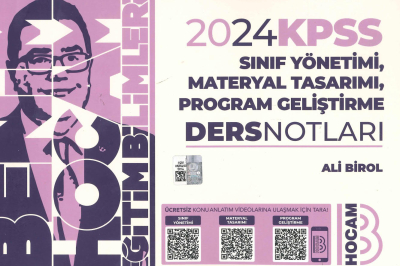 SINIF YÖN.-MATERYAL TASARIMI-PROGRAM GELİŞTİRME DERS NOTLARI YKS Fotokopi