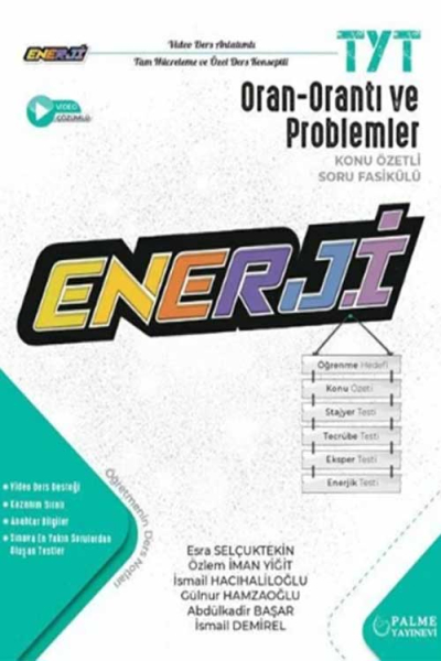 TYT Enerji Oran-orantı ve Problemler Konu Özetli Soru Fasikülü YKS Fotokopi