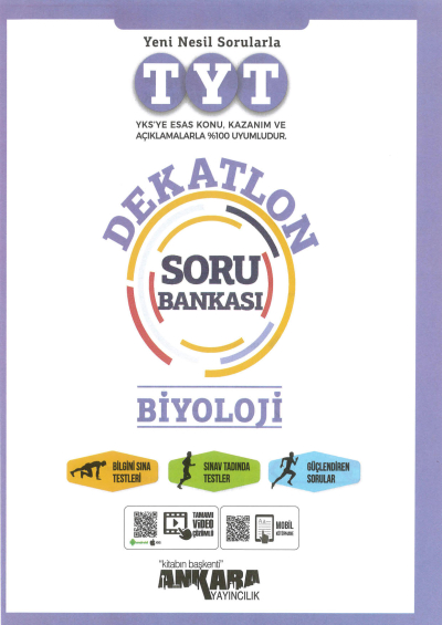 TYT BİYOLOJİ DEKATLON SORU BANKASI YKS Fotokopi
