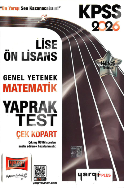 2026 KPSS Lise Ön Lisans Genel Yetenek Matematik Çek Kopart Yaprak Test Yargı Yayınları YKS Fotokopi
