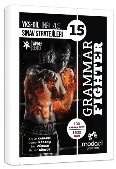 GRAMMAR FIGHTER SINAV STRATEJİLERİ 15 100 YAPRAK TEST 1600 SORU YKS Fotokopi
