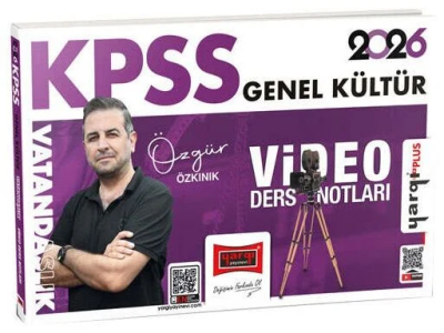 2026 KPSS Vatandaşlık Video Ders Notları Özgür Özkınık Yargı Yayınları YKS Fotokopi