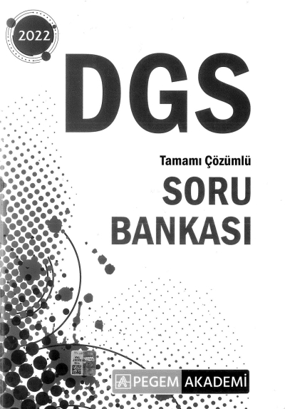 DGS SORU BANKASI TAMAMI ÇÖZÜMLÜ YKS Fotokopi