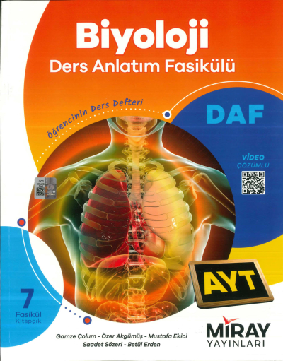 AYT Biyoloji Ders Anlatım Fasikülleri Miray Yayınları YKS Fotokopi