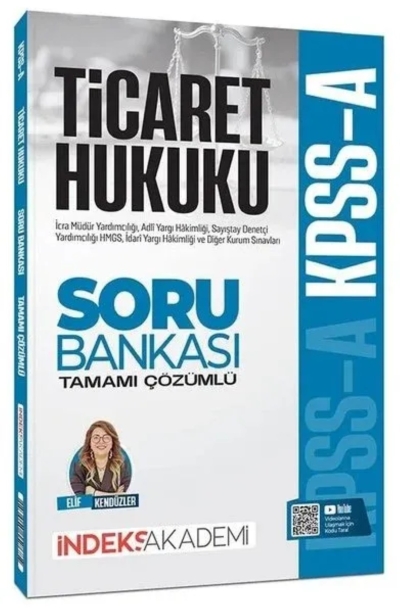 KPSS A Grubu Ticaret Hukuku Soru Bankası Çözümlü İndeks Akademi Yayıncılık YKS Fotokopi