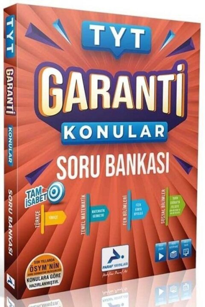 TYT Garanti Konular Soru Bankası Paraf Yayınları YKS Fotokopi