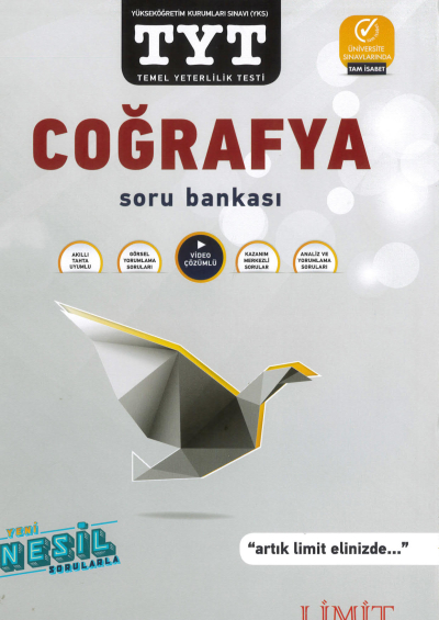 TYT YENİ NESİL COĞRAFYA SORU BANKASI YKS Fotokopi