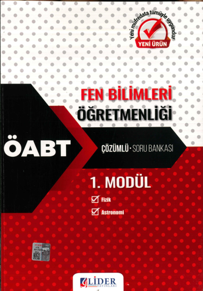 FEN BİLİMLERİ ÖĞRETMENLİĞİ ÇÖZÜMLÜ SORU BANKASI (FİZİK- ASTRONOMİ) 1. MODÜL YKS Fotokopi