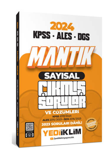 2024 KPSS ALES DGS Sayısal Mantık Tamamı Çözümlü Çıkmış Sorular (2015-2023) YKS Fotokopi