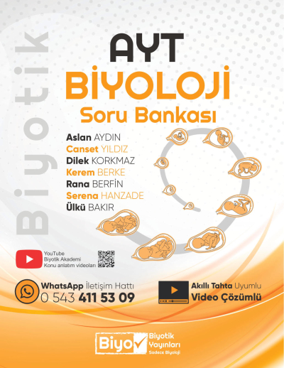 AYT Biyoloji Soru Bankası Biyotik Yayınları YKS Fotokopi