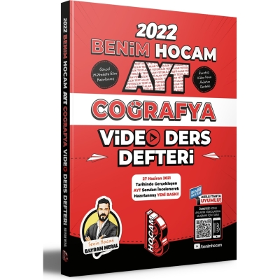 AYT COĞRAFYA VİDEO DERS DEFTERİ YKS Fotokopi