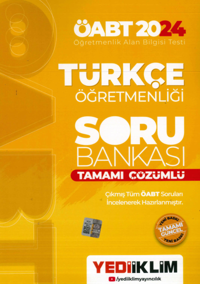 ÖABT TÜRKÇE SORU BANKASI TAMAMI ÇÖZÜMLÜ YKS Fotokopi