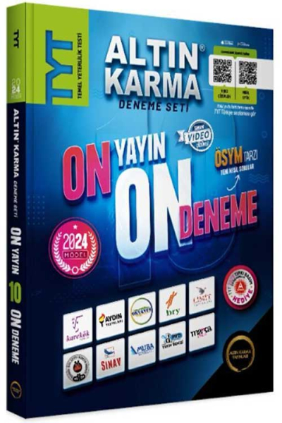 2024 TYT 10 Farklı Yayın 10 Farklı Deneme YKS Fotokopi