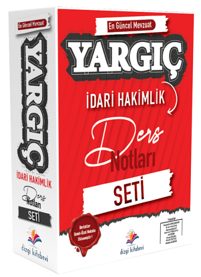 Dizgi Kitap İdari Hakimlik YARGIÇ Ders Notları Seti Dizgi Kitap YKS Fotokopi