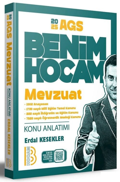 2025 MEB-AGS Mevzuat Konu Anlatımı Benim Hocam Yayınları YKS Fotokopi