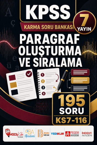 Paragraf Oluşturma ve Sıralama 7 Yayın 195 Soru
