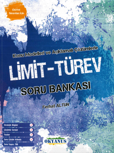 TYT-AYT LİMİT-TÜREV AÇIKLAMALI ÇÖZÜMLÜ SORU BANKASI YKS Fotokopi