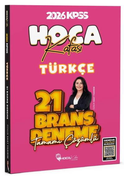 2026 KPSS Türkçe 21 Deneme Çözümlü Hoca Kafası Yayınları YKS Fotokopi