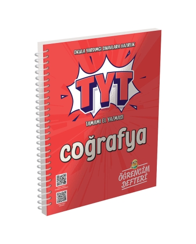 TYT Coğrafya Öğrencim Defteri Murat Yayınları YKS Fotokopi