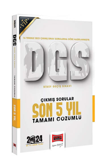 2024 DGS Çıkmış Sorular Tamamı Çözümlü Son 5 Yıl (16 Temmuz 2023 Sınavı Dahil) YKS Fotokopi