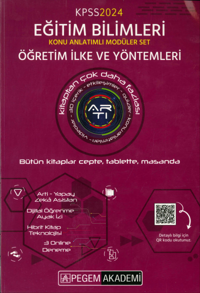 ÖĞRETİM İLKE VE YÖNTEMLERİ KONU ANLATIMLI MODÜLER SET YKS Fotokopi