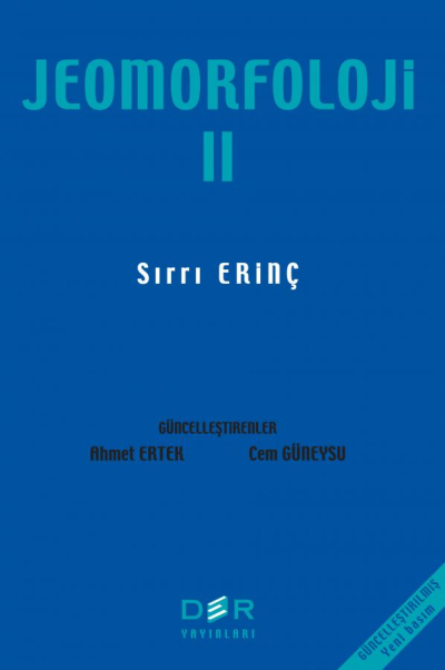 Jeomorfoloji Cilt 2 Sırrı Erinç Der Yayınları