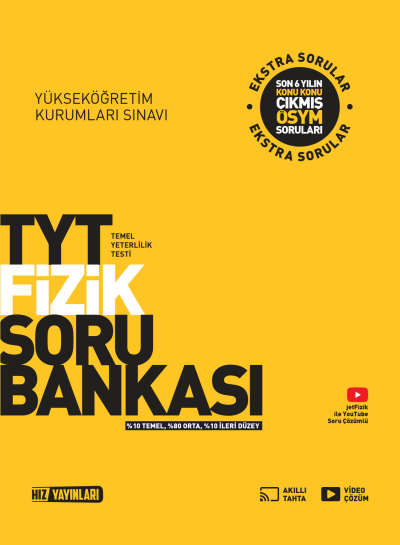TYT Fizik Soru Bankası Hız Yayınları YKS Fotokopi