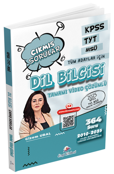 2026 KPSS TYT MSÜ Dil Bilgisi Çıkmış Sorular Son 16 Yıl Çözümlü Gizem Ural Dizgi Kitap