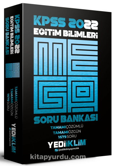 2022 KPSS Eğitim Bilimleri Mega Tamamı Çözümlü Soru Bankası 1679 Soru YKS Fotokopi