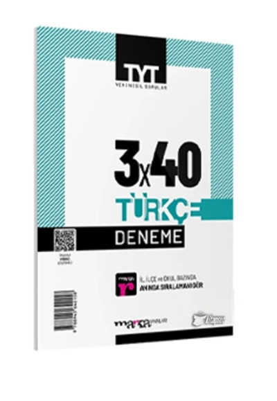 TYT TÜRKÇE 3X40 VİDE ÇÖZÜMLÜ DENEME YKS Fotokopi