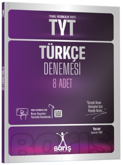TYT Türkçe Denemesi 8 Adet Barış Çelenk YKS Fotokopi