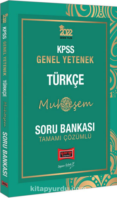 2022 KPSS Genel Yetenek Genel Kültür MUHTEŞEM TÜRKÇE Soru Bankası  YKS Fotokopi