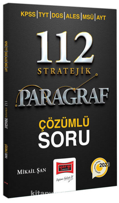 PARAGRAF 112 STRATEJİK ÇÖZÜMLÜ SORU BANKASI YKS Fotokopi