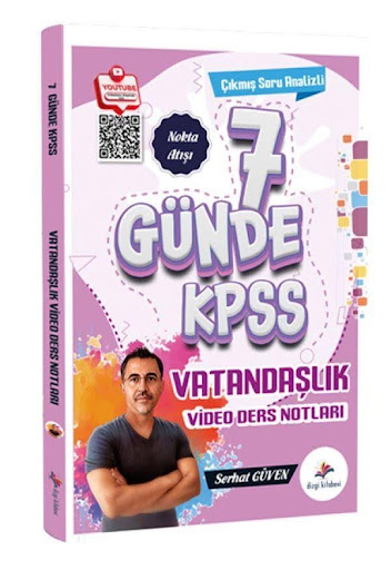 2026 KPSS 7 Günde Vatandaşlık Çıkmış Soru Analizli Video Ders Notları Dizgi Kitap Yayınları YKS Fotokopi