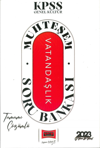 MUHTEŞEM VATANDAŞLIK TAMAMI ÇÖZÜMLÜ SORU BANKASI YKS Fotokopi