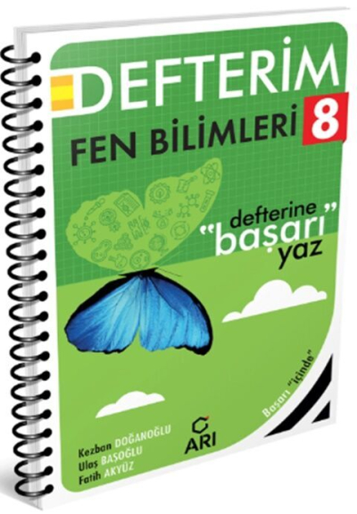 8. Sınıf Fenito Fen Bilimleri Defterim Arı Yayıncılık YKS Fotokopi