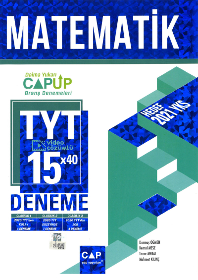 YKS TYT Matematik 15x40 UP Deneme Video Çözümlü YKS Fotokopi