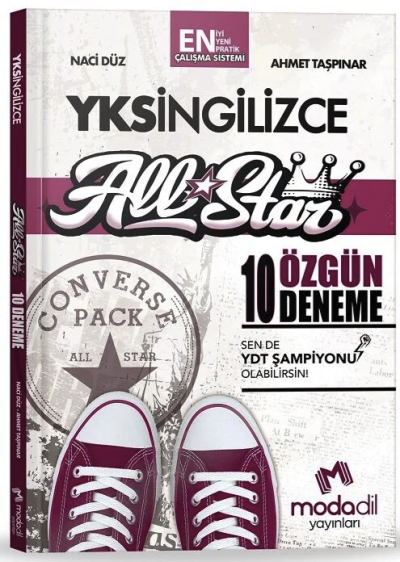 YKSDİL YDT İngilizce All Star 10 Özgün Deneme Modadil Yayınları YKS Fotokopi