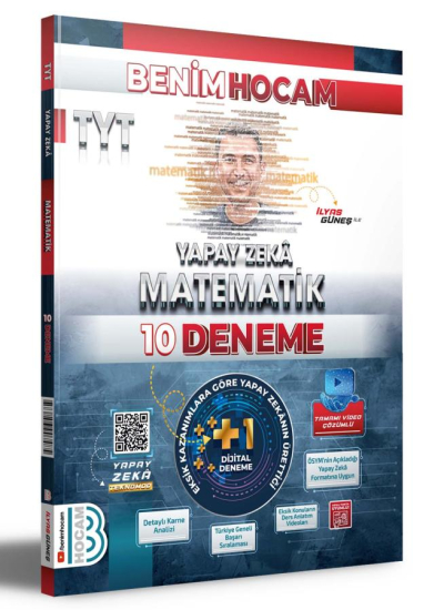 2025 TYT Yapay Zeka Matematik 10 Deneme Benim Hocam Yayınları YKS Fotokopi