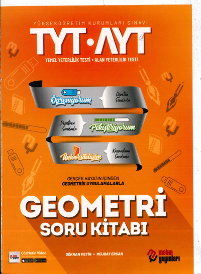 TYT AYT Geometri Soru Kitabı Metin Yayınları YKS Fotokopi