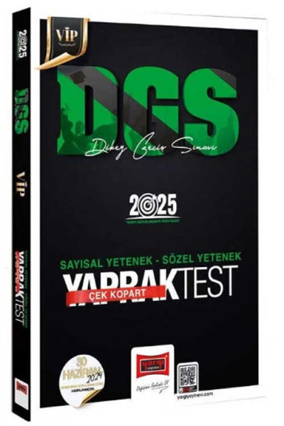 2025 DGS VİP Sayısal-Sözel Yetenek Çek Kopart Yaprak Test Yargı Yayınevi YKS Fotokopi