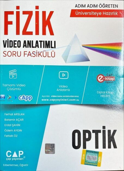 Fizik Optik Konu Anlatımlı Soru Bankası YKS Fotokopi